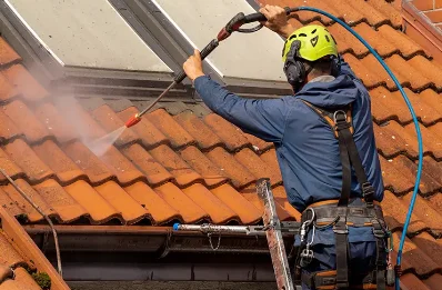Démoussage et hydrofuge de toiture à Touffailles
